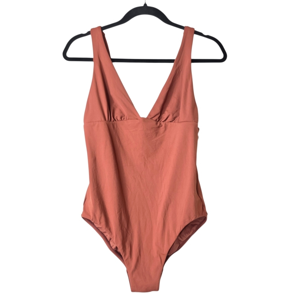 Seafolly onepiece swimsuit in Terracotta